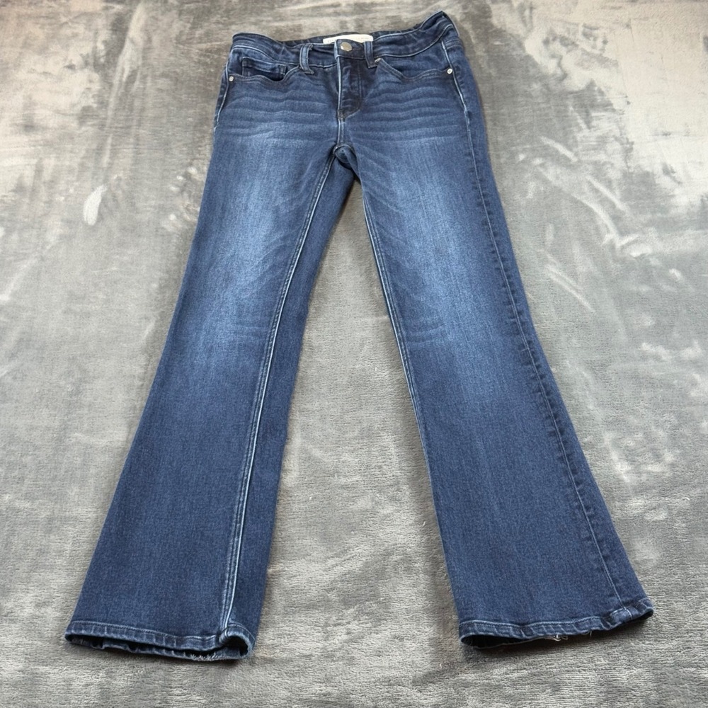 BKE Stella Mid-Rise Slim Fit Bootcut Jeans Dark Wash 25x30.5